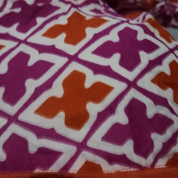 Banana Republic Orange/Purple Swimsuit Cover up or Tunic Size Small - Picture 3 of 7